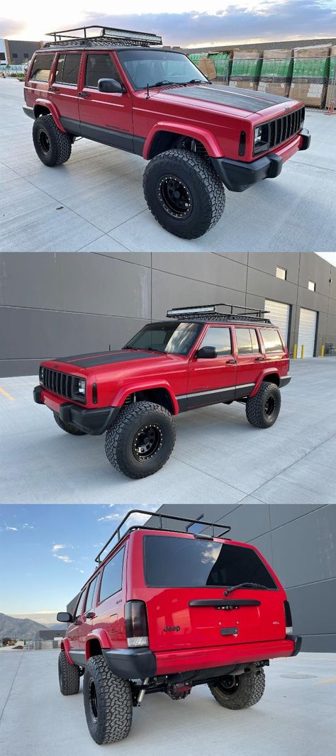 1999 Jeep Cherokee XJ – CLEAN – BUILT – SUPER LOW MILES! Xj Cherokee Mods, E30 Drift, Jeep Xj Mods, 17 Inch Wheels, Jeepers Creepers, Jacked Up Trucks, Jeep Xj, Jeep Cherokee Xj, Jeep Stuff