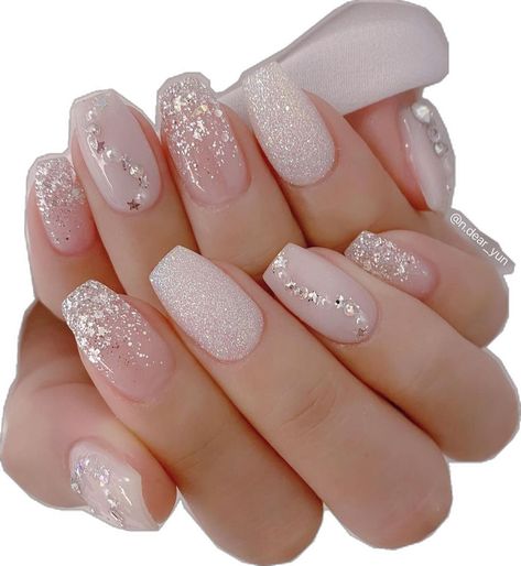 Brides Nails For Wedding White, Bridal Nail Ideas Brides, Ladylike Nails, Nail Art For Engagement Brides, Bridal Nail Designs Brides, Wedding Nail Designs For Bride, Wedding Nail Art For Bride, White Wedding Nails For Bride, Bride's Nails Wedding