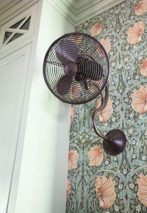 New Kitchen for an Old House - Old House Journal Magazine Queen Anne Victorian House, Wall Mounted Fan, Cottage Style Kitchen, Storage Inspiration, Bronze Ceiling Fan, Victorian Kitchen, Wall Fan, Built In Seating, Wall Fans