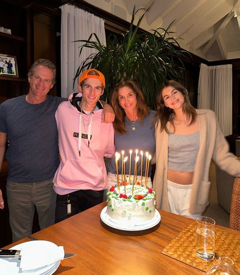 Cindy Crawford (@CindyCrawford) / Twitter Cindy Crawford And Kaia Gerber, Kaia And Austin, 25 Years Together, Rande Gerber, Black Minidress, Kaia Jordan Gerber, Look At Her Now, Armani Suits, Navy Blue Suit