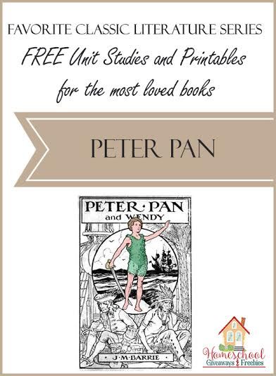 FREE Unit Studies and Printables for the Most Loved Books: Peter Pan | Homeschool Giveaways Peter Pan Literacy Activities, Peter Pan Unit Study, Peter Pan Printables Free, Literature Unit Studies, Study Printables, Classic Literature Books, Social Studies Notebook, Unit Studies Homeschool, American History Lessons