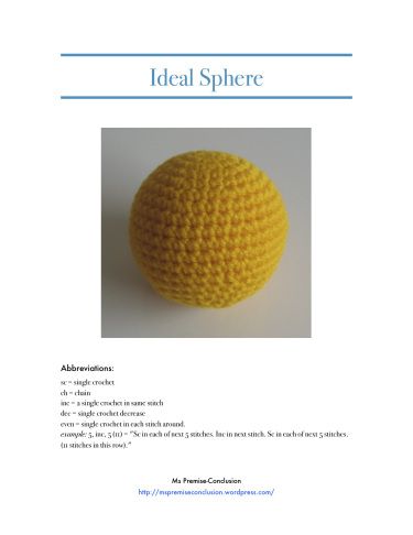 Perfect sphere crochet Crochet Sphere Pattern, Crochet Sphere, Sphere Pattern, Single Crochet Decrease, Crochet Dog Patterns, Crochet Ball, Crochet Decrease, Crochet Christmas Decorations, Amigurumi Tutorial