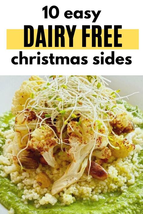 Non Dairy Vegetable Side Dishes, Side Dishes Gluten Free Dairy Free, Dairy Free Side Dishes Christmas, Dairy Free Christmas Sides, Dairy Free Sides Dishes, Dairy Free Sides, Dairy Free Side Dishes, Recipes For Christmas Dinner, Couscous Dishes