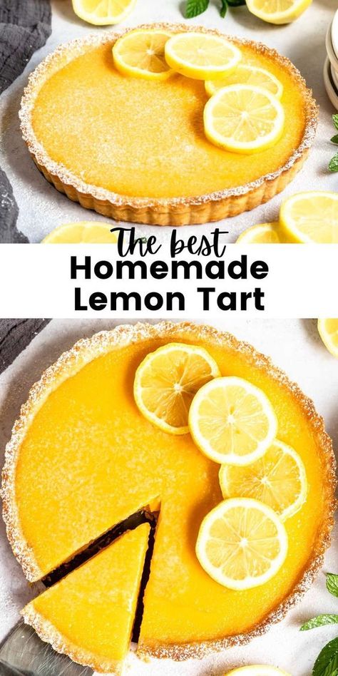 Curd Pie Recipe, Lemon Tart Crust Recipe, Lemon Tart Filling Recipe, Lemon Tart Recipe Easy, Lemon Tart Cake, Lemon Tart Pie, Lemon Mascarpone Tart, Best Lemon Tart Recipe, Lemon Curd Tart Recipe