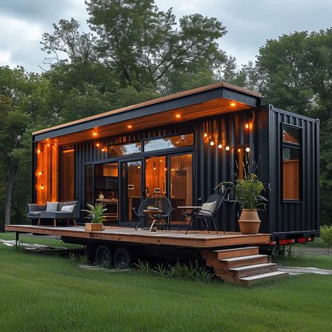 Are Shipping Containers Waterproof? Yes. Perfect for secure storage and innovative construction. Dive in now! Unique Container Homes, Small Container House Design, Tiny Container House, Prefab Container Homes, Storage Container Homes, Container Cabin, Container Houses, Trailer Home, Container House Plans