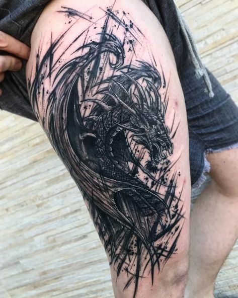 Ancalagon The Black, Ink Tattoo Design, Red Tattoo Ideas, Red Ink Tattoo, Red Tattoo, Red Ink Tattoos, Red Tattoos, Black Tattoo, Red Ink