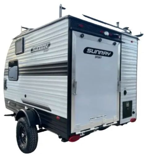 Small Toy Hauler Trailers? (10 Micro Favorites) Small Toy Hauler Camper, 5x8 Trailer, Toy Hauler Rv, Toy Hauler Trailers, Toy Hauler Camper, Comfortable Camping, Small Rv, Deck Party, Toy Haulers