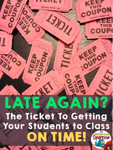 So, you ask, what's the ticket to getting your students to class on time? The answer is literally a ticket! Tardy Passes For School, Attendance Questions High School, School Attendance Incentives, Attendance Ideas, Restroom Pass, Attendance Incentives, Homework Pass, Classroom Incentives, Student Attendance