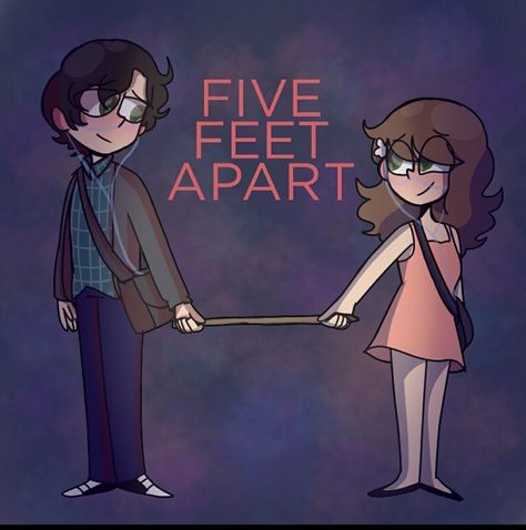 Via awkward.toons on Instagram Five Feet Apart Fanart, Five Feet Apart, Fan Art, Anime, On Instagram, Instagram