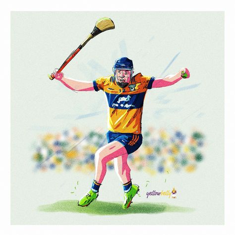 Shane O’Donnell, Clare hurling Clare Grill Paintings, Easy Pixel Art, Sport Illustration, O Donnell, Pixel Art, Instagram, Art