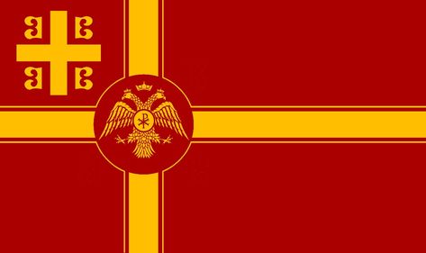 Byzantine Flag, Byzantine Army, Christian Flag, Countries And Flags, National Flags, Eastern Roman, Unique Flags, Medieval Ages, Symbolic Representation