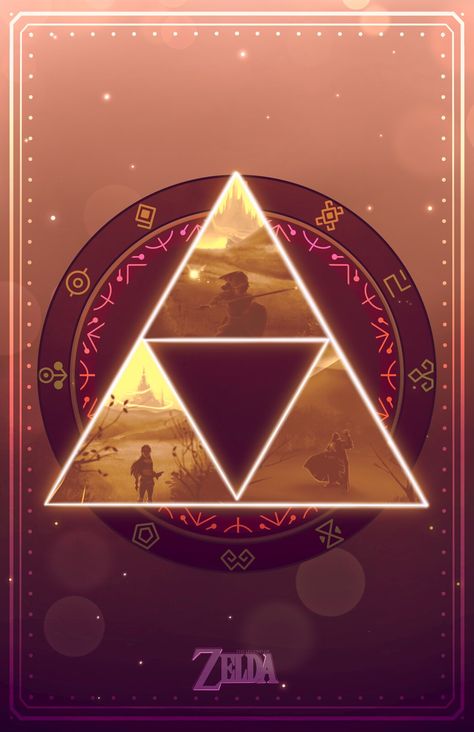 Triforce Aesthetic, Zelda Triforce Wallpaper, The Triforce, Triforce Art, Legend Of Zelda Wallpaper, Botw Fanart, Triforce Design, Nintendo Wallpaper, Triforce Symbol