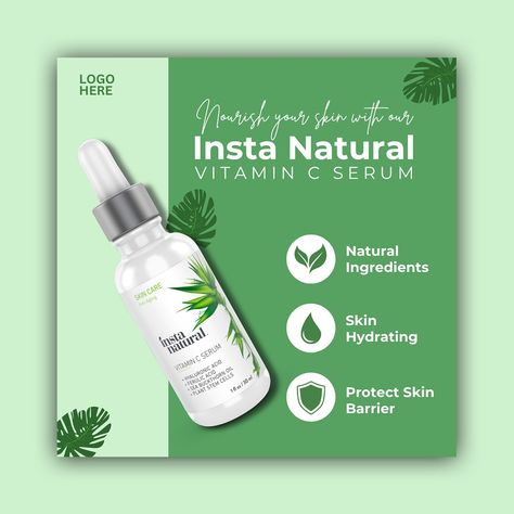 Introducing my "Skincare Serum Social Media Post Design"—a blend of elegance and modern aesthetics tailored to captivate your audience and highlight the essence of your brand! 🌿💧 Whether it’s the soothing hues, minimalist layout, or the emphasis on product benefits, this design is crafted to leave a lasting impression. Perfect for brands looking to enhance their online presence and connect with skincare enthusiasts. 🚀 Looking to elevate your skincare brand's visuals? Let’s create designs tha... Natural Vitamin C, Skincare Serum, Minimalist Layout, Social Media Post Design, Sea Buckthorn Oil, Natural Vitamins, Hyaluronic Acid Serum, Sea Buckthorn, Skin Care Serum