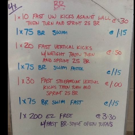 Breaststroke 75 + Power Kick Set – The Swimming Wizard Breaststroke Workout, Swimming Kick Set, Swimmers Dryland Workout, Workouts For Swimmers Dryland, Swim Practice Workouts, 10 Week Workout Plan, Swimming Workout Dryland, Front Crawl Swimming Technique, Competitive Swimming Workout Dryland