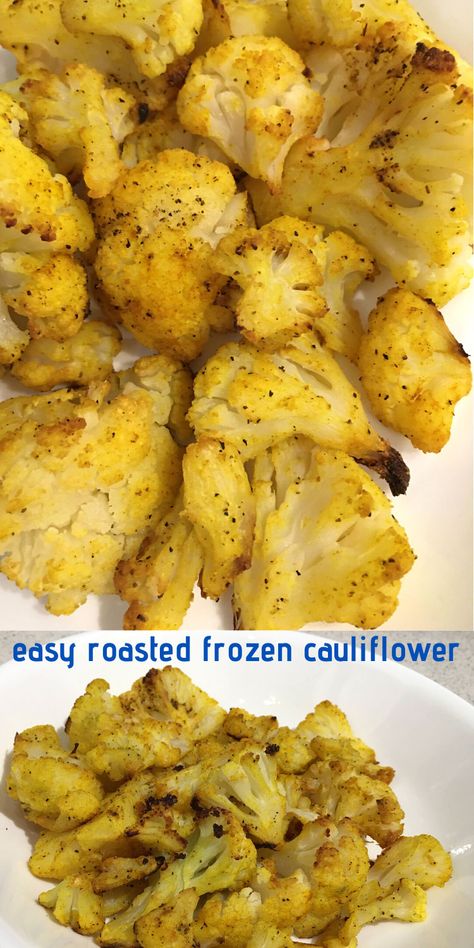 Roasted Frozen Cauliflower - Oven Roasted Cauliflower Florets Easy Roasting Frozen Cauliflower In Oven, Baked Frozen Cauliflower Recipe, Frozen Cauliflower Recipes Side Dishes, Roasted Frozen Cauliflower, Cauliflower In Oven, Frozen Cauliflower Recipes, Whipped Feta Recipe, Baked Sweet Potato Slices, Easy Indian Dessert Recipes