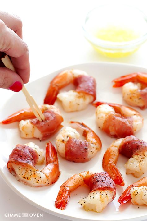 Shrimp Wraps, Wrapped Shrimp, Best Shrimp Recipes, Prosciutto Wrapped, Seafood Pasta Recipes, Light Appetizers, Best Seafood Recipes, Holiday Appetizers, Shrimp Recipes