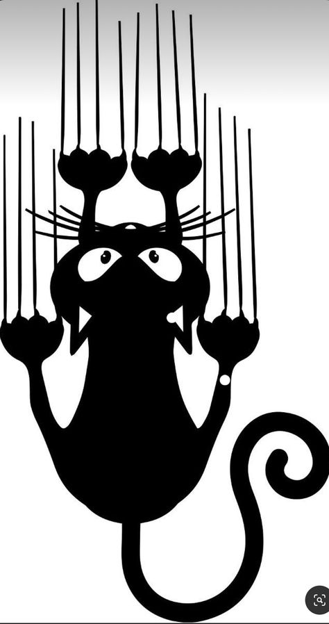 Idee Cricut, Cat Quilt, Cat Nails, Cat Silhouette, Wall Decor Stickers, Silhouette Art, 영감을 주는 캐릭터, Cat Tattoo, Cat Drawing