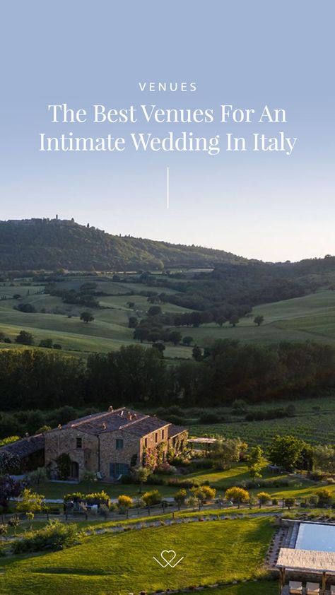 The Best Venues For An Intimate Wedding In Italy Intimate Italian Wedding Venues, Milan Italy Wedding, Italy Villa Wedding Venues, Italy Wedding Venues Small, Wedding Dresses For Italy, Tuscany Wedding Venue Italy, Italian Airbnb Wedding, Italy Airbnb Wedding, Naples Italy Wedding