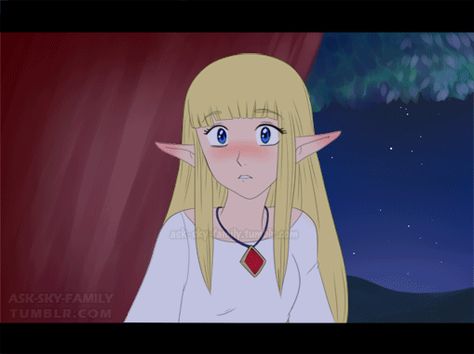 'Sorry...' by Ferisae on DeviantArt (ILOVETHIS) Skyward Zelink, Zelink Kiss, Oot Link, Link And Zelda, Zelda Skyward, Zelda Funny, Short Animation, Its Done, Link Zelda