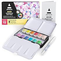 Wild Travel, Travel Watercolor, Water Brush Pen, Watercolor Supplies, Tin Case, Water Brush, Watercolor Paint Set, Metal Containers, Watercolor Set