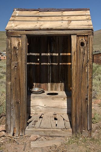 Outhouse in Bodie, CA | Flickr - Photo Sharing! Out Houses Pictures, Outhouses Pictures, Out Houses, Ghost Town, Ghost Towns, Insects, Photo Sharing, Shed, Ghost