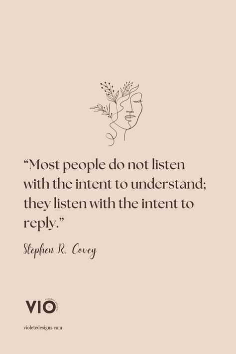 Quote that hits hard, is deeply meaningful and hope it brings you motivation and inspiration on your self-healing journey 🤎 Quote in photo: “Most people do not listen with the intent to understand; they listen with the intent to reply.” Stephen R. Covey
Quotes aesthetic, Quotes that hit hard so true, quotes deep meaningful, quotes deep feelings, quotes about life, quotes about self love, quotes that hit different Stephen R Covey, Journey Quotes, Self Healing, Healing Journey, Relatable Quotes, Quotes To Live By, Poetry, Healing, Quotes