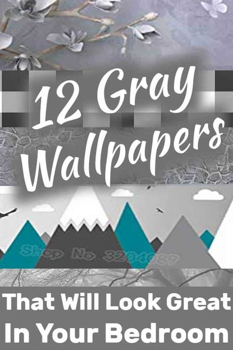 12 gray wallpapers you will love. Article by HomeDecorBliss.com #HDB #HomeDecorBliss #homedecor #homedecorideas #wallpaper #wallpaperideas #wall #gray #grey #bedroom #bedroomdecor #bedroomideas  #bedroomdecoratingideas #bed Gray Bedroom Wallpaper, Grey Wallpaper Bedroom Ideas, Gray Wallpaper Bedroom, Bedroom Wallpaper Ideas Master, Grey Themed Wallpaper, Grey Tone Wallpaper, Grey Wallpaper Accent Wall, Grey Wallpaper Living Room, Gray Wallpapers