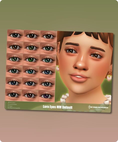 Sims 4 Eye Color CC: Lora Eyes Default Default Sims 4, Maxis Match Eyes, Sims 4 Default Eyes, Sims 4 Eye Color, Sims 4 Eye Color Cc, Sims 4 Cc Eyes, Mod Jacket, Model Nails, Cartoon Eyes