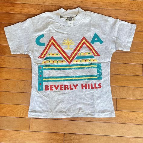 Vintage 1980s Deadstock Camp Beverly Hills Shirt... - Depop Camp Beverly Hills, Women Camping, Sweatshirt Shirt, Dress With Sneakers, Blouse And Skirt, Jean Shirts, Costume Design, Vintage Tops, Beverly Hills