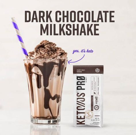 Keto Milkshake, Ketosis Diet Recipes, Pruvit Ketones, Keto Os, Keto Supplements, Chocolate Milkshake, Keto Drink, Cashew Milk, Chocolate Cake Recipe