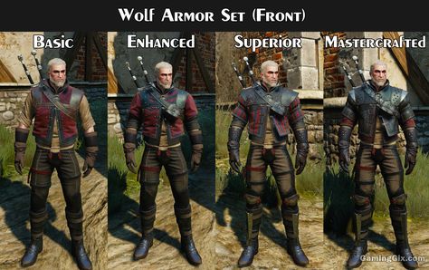 Witcher 3 Armor, Wolf Armor, Witcher Armor, Cat Armor, The Witcher Game, Best Armor, Witcher Art, Witcher 3 Wild Hunt, Geralt Of Rivia