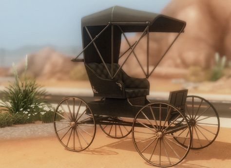 Commission Release: Doctors Buggy (FREE) | AggressiveKitty on Patreon Sims 4 Carriage, Sims 4 Carriage Cc, Sims 4 Decades Challenge, Cc Furniture, Cute Sister, French Collection, Sims4 Clothes, Victorian Furniture, Sims 4 Build