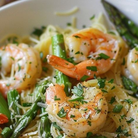 @recipes.mastery | Asparagus and Shrimp with Angel Hair
Recipe
Ingredients:
• 8 oz angel hair pasta
• 1 lb shrimp, peeled and deveined
• 2 tablespoons... | Instagram Angel Hair Recipes, Shrimp Asparagus, Pasta Shrimp, Cooked Shrimp, Shrimp And Asparagus, Angel Hair Pasta, Angel Hair, Recipe Ingredients, Ingredients Recipes