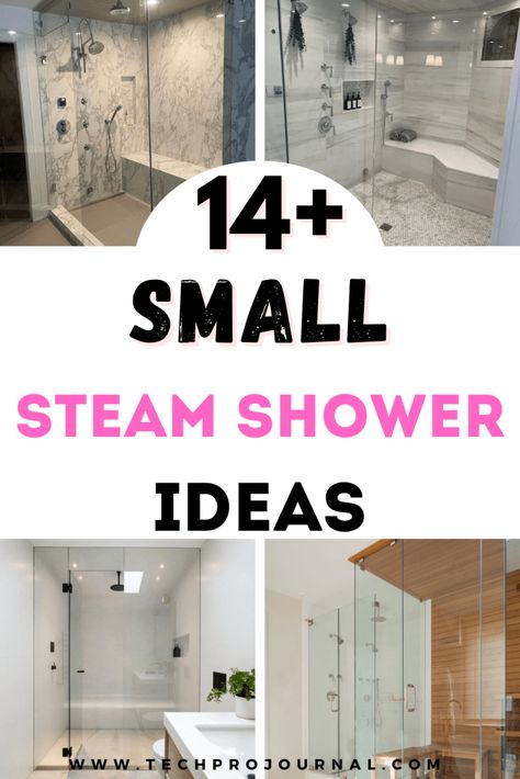 SMALL STEAM SHOWER IDEAS Small Bathroom Steam Shower Ideas, Steam Shower Small Bathroom, Steam Shower Bathroom Ideas, Spa Like Shower Ideas, Small Steam Shower Ideas, Steam Bathroom Ideas, Steam Shower Ideas Master Bath, Steam Shower Ideas, Stand Up Shower Ideas