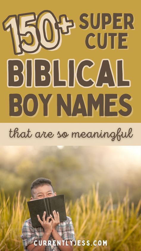 Discover our ultimate guide to Christian biblical boy names, filled with powerful stories and divine meaning. From mighty kings to wise prophets, find the perfect name that blends history with modern charm. Whether you’re searching for classic elegance or a unique touch, our list offers names rich in religious significance. Tap to explore and get inspired! #BiblicalNames #ChristianNames #BabyNames #ReligiousNames #NameInspiration #TimelessNames Strong Biblical Boy Names, Boy Biblical Names, Christian Names For Boys, Baby Names From The Bible, Bible Boy Names, Biblical Names And Meanings, Unique Boys Names, Boy Names With J, Divine Meaning