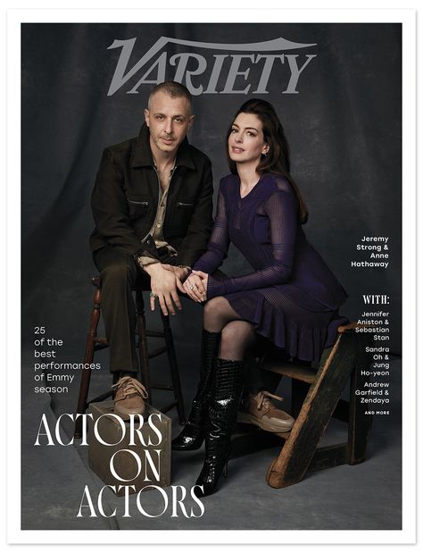 Jeremy Strong, Variety Magazine, Ella Enchanted, Sheer Black Tights, Givenchy Dress, Calf High Boots, Princess Diaries, Black Leather Loafers, June 2022