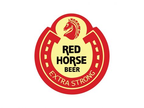 Red Horse Beer, Red Horse Logo, Anchor Stencil, Beer Cake, Red Horse, Beer Logo, Horse Logo, Red House, Vector Logos