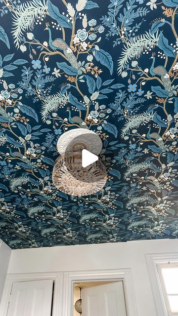 Permission Slip, Peacock Wallpaper, Hudson Homes, Fun Wallpaper, Victorian Home, Home Ceiling, Go For It, Crafty Diy, I Wallpaper