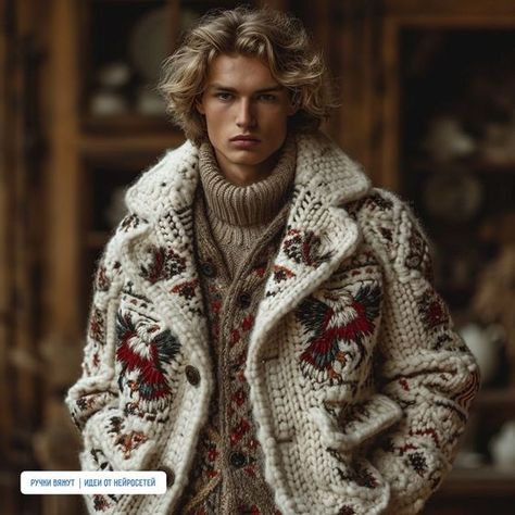 Hi Friends Some Surprise able Thing is waiting for you click on the given below link 70s Inspired Fashion, Crochet Blanket Designs, Crochet Coat, Knit Men, Winter Outfit Inspiration, Design Textile, Freeform Crochet, Sweater Crochet Pattern, Knitting Machine