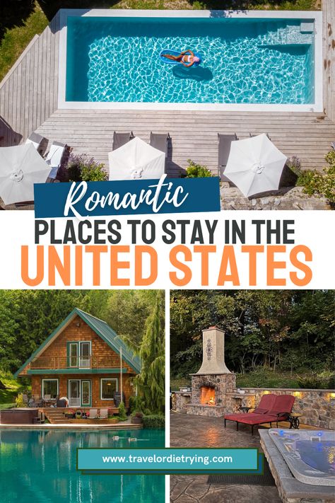 Whether you're looking for a luxurious escape or a cozy getaway, here are the top 20 most romantic rentals in The United States! USA romantic getaways. romantic rentals USA. usa romantic vacation rentals. romantic places to stay in the United States. romantic places in the USA. romantic places to stay in the us. the most romantic Airbnbs in the US. the best places to stay in the us for an anniversary, honeymoon, or just a romantic weekend. unique places to stay in the us. treehouse vacation usa Romantic Destinations United States, Honeymoon Destinations Usa, Lux Travel, Treehouse Vacations, Couples Travel, Honeymoon Places, Most Romantic Places, Usa Travel Guide, Vacation Usa