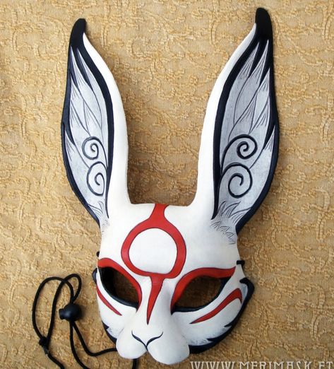 Mascara Anbu, Mask Man, Rabbit Mask, Paper Masks, Mascaras Halloween, Kitsune Mask, Christian Ornaments, Bunny Mask, Japanese Mask