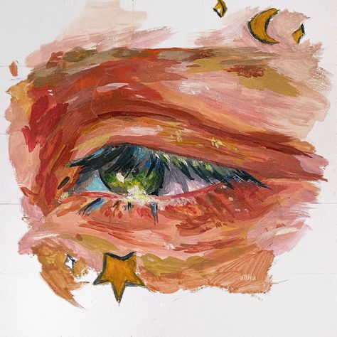 #gouache #painting #art Bullet Journal Christmas, Eye Study, Artistic Room, Lips Drawing, Gouache Painting, Eye Drawing, Beautiful Eyes, Painting Art, Colorful Art