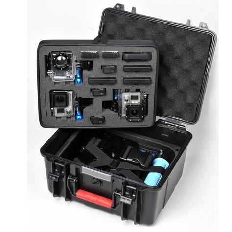 Camera Organization, Gopro Diy, Gopro Case, Photography Studio Setup, Camera Backpack, Essential Accessories, Gopro Camera, Photo Equipment, Gopro Accessories