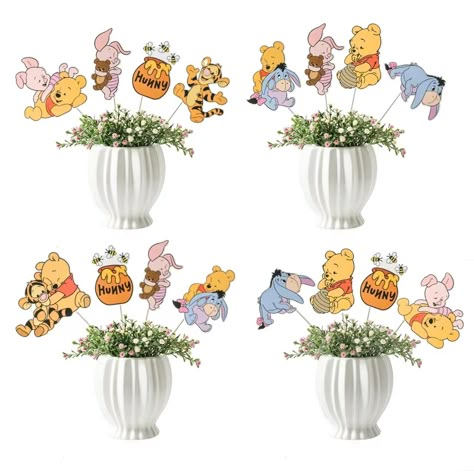 PRICES MAY VARY. Title: 24PCS Winnie Party Decorations,Centerpieces Decorations Stick Table Toppers For Birthday Party Supplies Decor Table Toppers. Product Type: Categories > Party Supplies > Centerpieces Winnie The Pooh Floral Centerpieces, Winnie The Pooh Baby Shower Flowers, Winnie The Pooh Centerpieces Baby, Pink Winnie The Pooh Centerpieces, Sprinkle Themes, Classic Pooh Baby Shower Centerpieces, Decorate Buffet Table, Whinny The Pooh Baby Gender Reveal, Winnie The Pooh Baby Shower Ideas Decoration