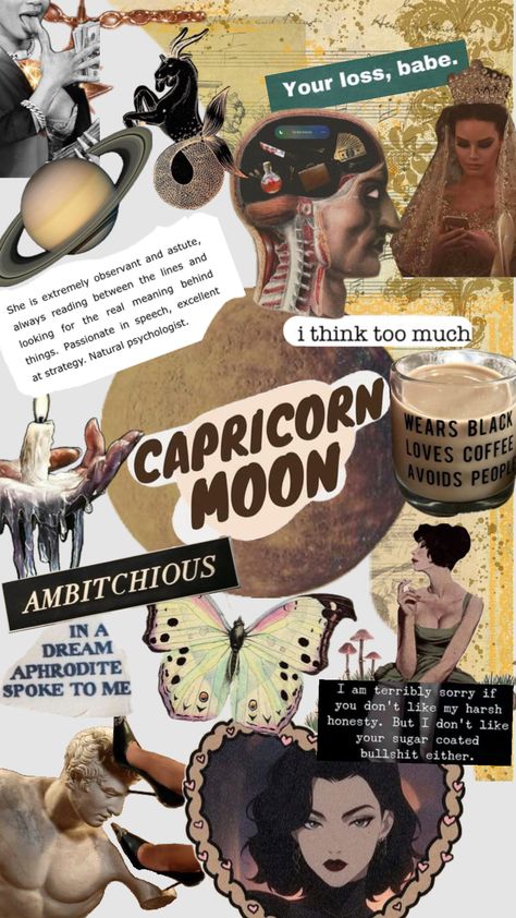 My Capricorn moon Moon In Capricorn, Capricorn Aesthetic, Virgo Traits, Capricorn Moon, Birth Chart Astrology, Birth Chart, Self Control, The Real World, Cute Wallpapers