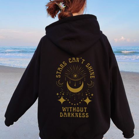 Sun And Moon Hoodie, Kidcore Clothing, Eye Sweater, Moon Sweatshirt, Moon Hoodie, Eye Hoodie, Boho Celestial, Boho Plus Size, Sweatshirt Aesthetic