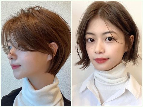 Oval Haircut, Girl Post, Hair Haircuts, Short Hair Haircuts, Short Bob, Ulzzang Girl, Best Seller, Short Hair Cuts, Balayage