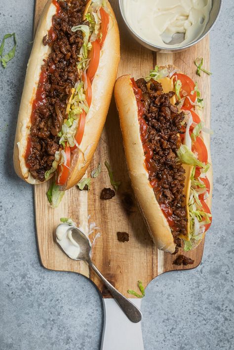 Vegan French Bread, Vegan Dessert Ideas, Unique Sandwiches, Chopped Cheese Sandwich, Vegan Sandwich Recipes, Sandwich Fillers, Chopped Cheese, Vegan French, Vegetarian Sandwich