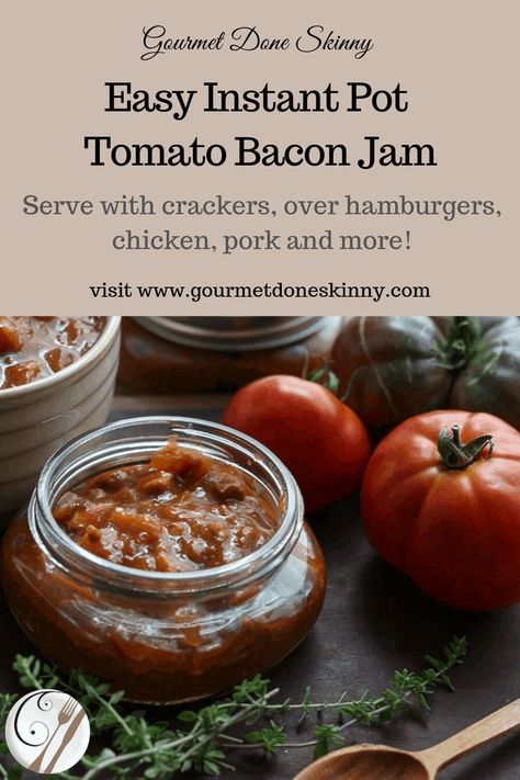 Tomato Bacon Jam, Bacon Tomato Jam, Jam Burger, Bacon Jam Burger, Ricotta Pesto, Burgers Chicken, Bacon Jam Recipe, Preserving Tomatoes, Jalapeno Recipes