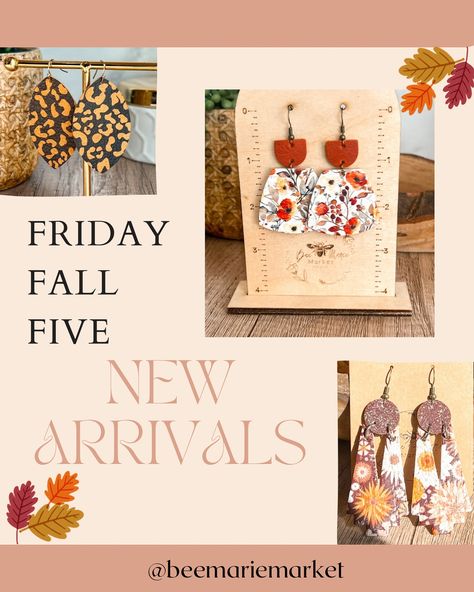 🎉 🎉 The wait is over… Five new handmade leather earrings are finally here just in time for Fall. 🍂 These beauties are perfect for adding a fun, festive flair to all your Fall, Halloween, and Thanksgiving looks. 🍁 🍃 Whether you’re sipping pumpkin spice, trick-or-treating, or gathering with family, these earrings are the must-have accessory to bring those cozy Fall vibes! 🛒 🛍️ Shop New Arrivals by tapping this post or heading to my bio. Limited quantities available!! Earring orders usu... Thanksgiving Looks, Cozy Fall Vibes, Cozy Fall, Just In Time, Leather Earrings, Handmade Leather, Fall Vibes, Leather Accessories, Fall Halloween